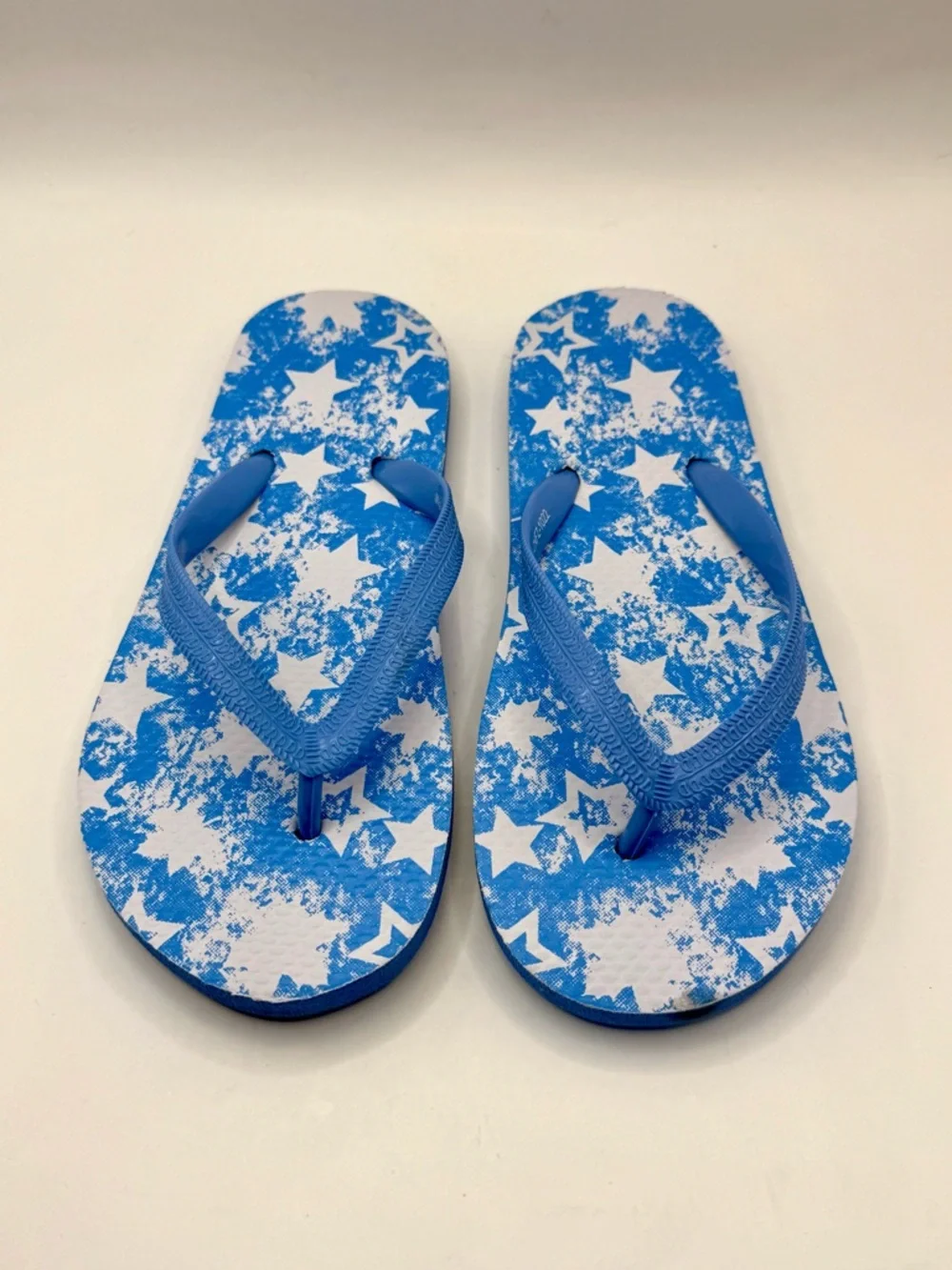 West Loop Kids Boys' Girl’s Unisex Blue Flip Flops Size M Little Kid 2-3